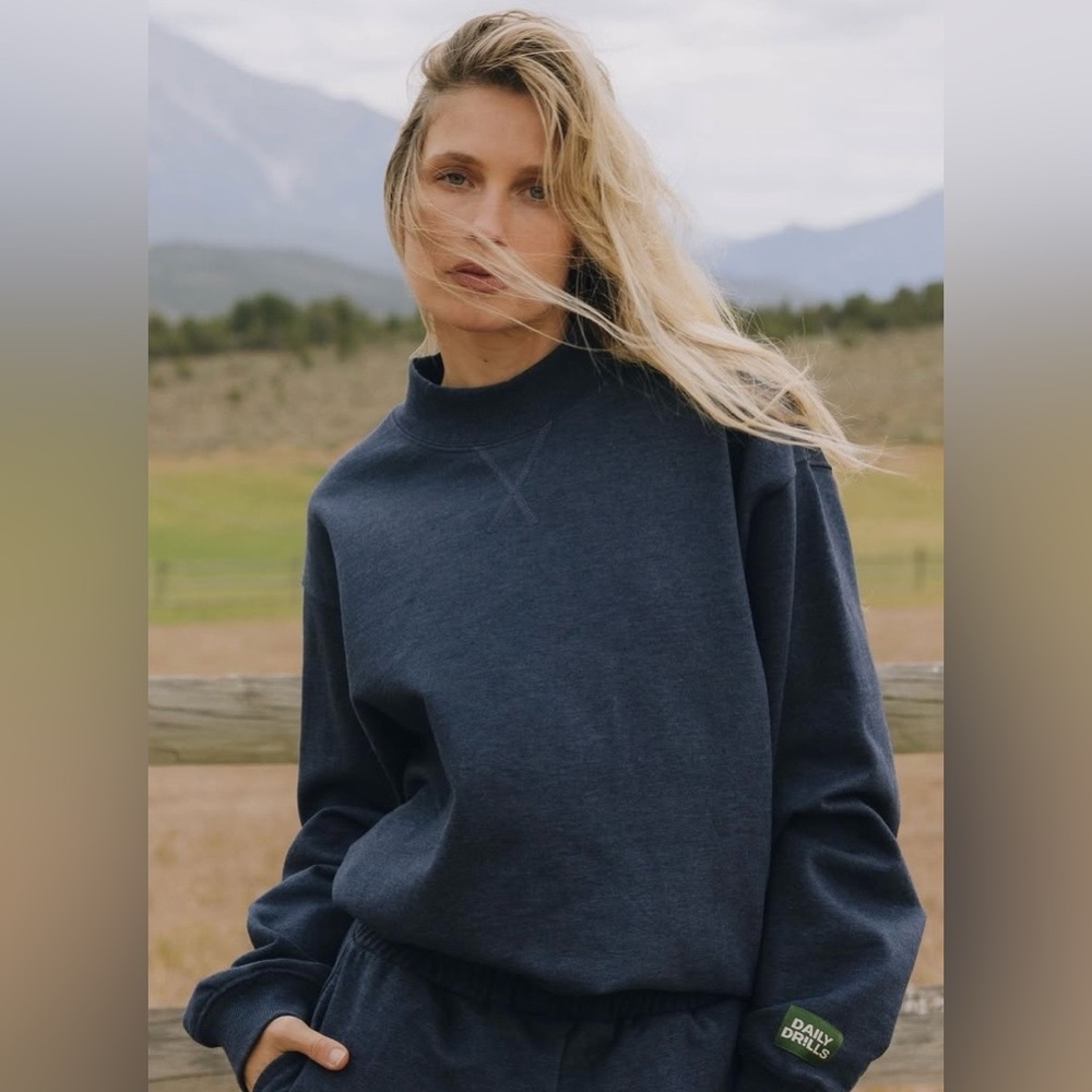 Daily Drills Navy Women's Sweatshirt